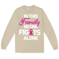 Mushroom In This Family No One Fights Alone Cancer Survivor Long Sleeve Tee - Bettercallsaul