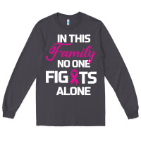 Smoke In This Family No One Fights Alone Cancer Survivor Long Sleeve Tee - Bettercallsaul