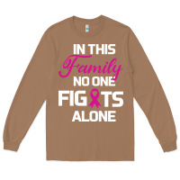 Toasted Coconut In This Family No One Fights Alone Cancer Survivor Long Sleeve Tee - Bettercallsaul