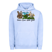 Pigment Grape Ice Peace Love Kiko Goat Urban Hoodie - LillyAllenDesigns