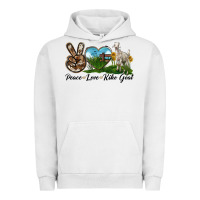 Peace Love Kiko Goat Urban Hoodie | Teevron