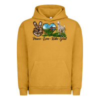 Pigment Peanut Butter Peace Love Kiko Goat Urban Hoodie - LillyAllenDesigns