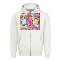 Oatmeal Heather Easter eggs Nurse Zipper Hoodie - OliviaCreatesArt