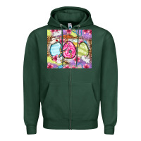Sports Green Easter eggs Nurse Zipper Hoodie - OliviaCreatesArt