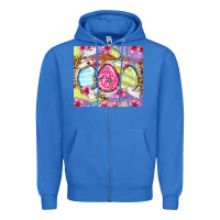 Easter Eggs Nurse Zipper Hoodie | Teevron