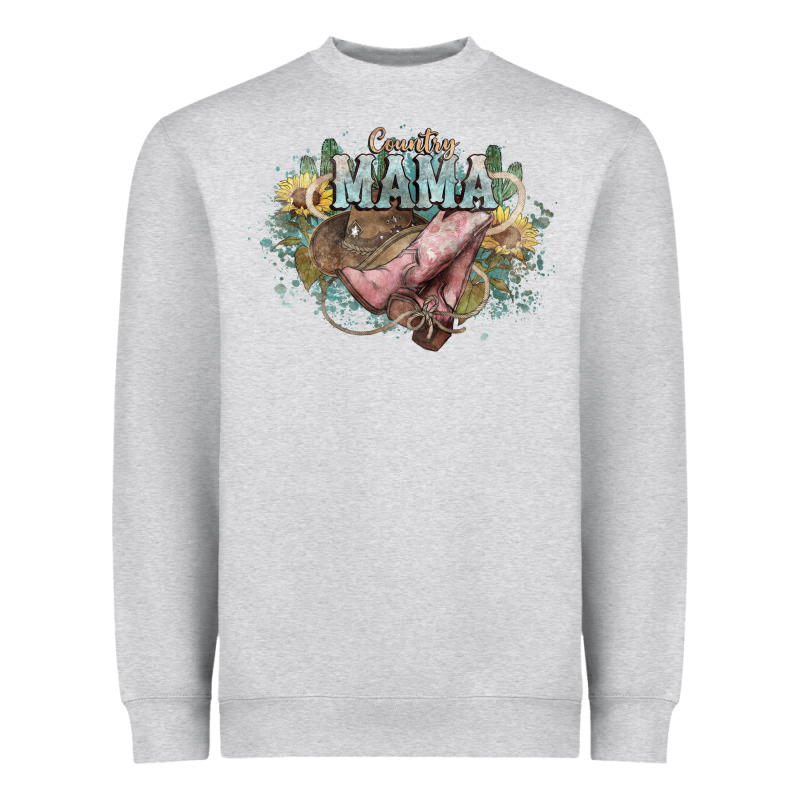 Country Mama Heavyweight Sweatshirt by HowdyJamesFarm | Teevron