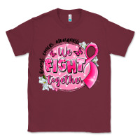 Burgundy breast cancer awareness we fight together Classic Tee - LillyAllenDesigns