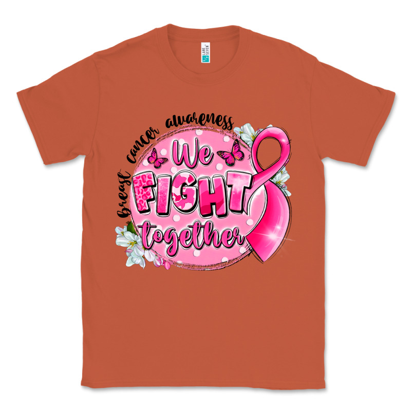 Breast Cancer Awareness We Fight Together Classic Tee by LillyAllenDesigns | Teevron
