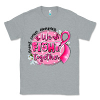 Heather Grey breast cancer awareness we fight together Classic Tee - LillyAllenDesigns