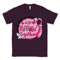 Plum breast cancer awareness we fight together Classic Tee - LillyAllenDesigns