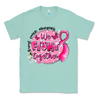 Seafoam breast cancer awareness we fight together Classic Tee - LillyAllenDesigns