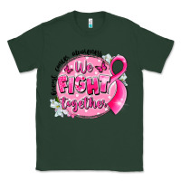 Sports Green breast cancer awareness we fight together Classic Tee - LillyAllenDesigns