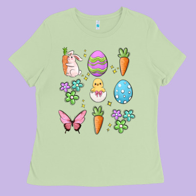 Easter Elementary Ladies Tee Designed By Maliassmallbusiness