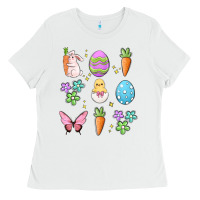 White easter elementary Ladies Tee - MaliasSmallBusiness