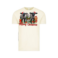 Vintage Arctic merry christmas baby sheeps Vintage Tee - LillyAllenDesigns