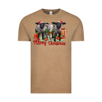 Vintage Coffee merry christmas baby sheeps Vintage Tee - LillyAllenDesigns