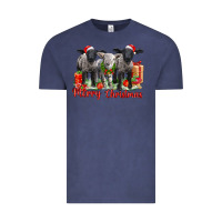 Vintage Denim merry christmas baby sheeps Vintage Tee - LillyAllenDesigns