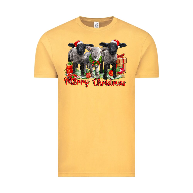 Merry Christmas Baby Sheeps Vintage Tee by LillyAllenDesigns | Teevron