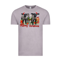 Vintage Zinc merry christmas baby sheeps Vintage Tee - LillyAllenDesigns