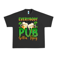 Pigment Black everybody in the pub gettin tipsy Urban Heavy Tee - Artiststas