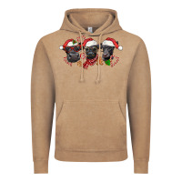 Vintage Coffee Christmas Black Angus Cows Vintage Hoodie - LillyAllenDesigns