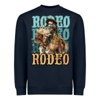 Navy Rodeo kid Cowboy midilli horse Heavyweight Sweatshirt - HowdyJamesFarm