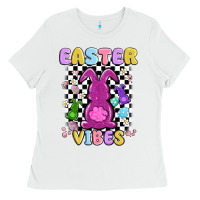 Easter Vibes Peep Faux Sequin Ladies Tee | Teevron