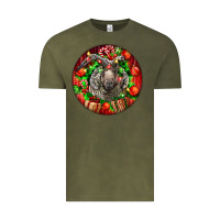 Vintage Olive christmas navajo churro sheep Vintage Tee - LillyAllenDesigns