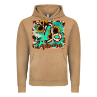 Vintage Camel capricorn turquoise cowhide Vintage Hoodie - RanaPortraitStore