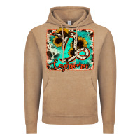 Vintage Coffee capricorn turquoise cowhide Vintage Hoodie - RanaPortraitStore