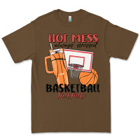 Cacao hot mess always stressed basketball mama Premium Tee - MaliasSmallBusiness