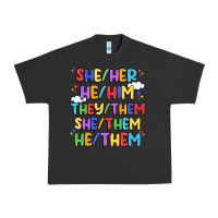 Pigment Black pride pronouns Urban Heavy Tee - Artiststas