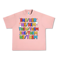 Salmon pride pronouns Urban Heavy Tee - Artiststas