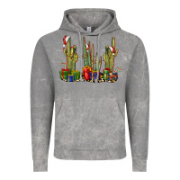 Cloud Rock Christmas Cactus Vintage Hoodie - LillyAllenDesigns
