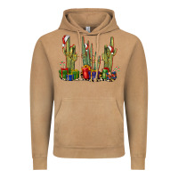 Vintage Camel Christmas Cactus Vintage Hoodie - LillyAllenDesigns