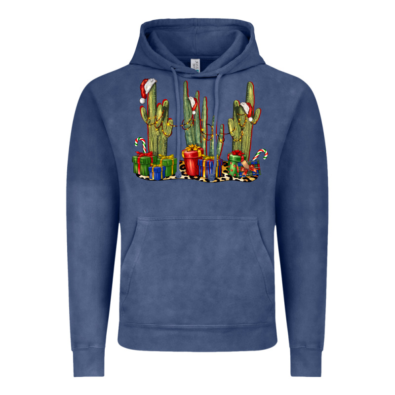 Christmas Cactus Vintage Hoodie by LillyAllenDesigns | Teevron