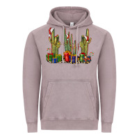 Vintage Zinc Christmas Cactus Vintage Hoodie - LillyAllenDesigns