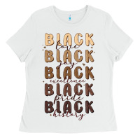White black history Ladies Tee - MaliasSmallBusiness