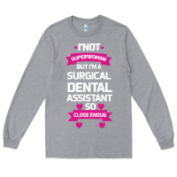 Heather Grey Surgical Dental Assistant Long Sleeve Tee - Bettercallsaul
