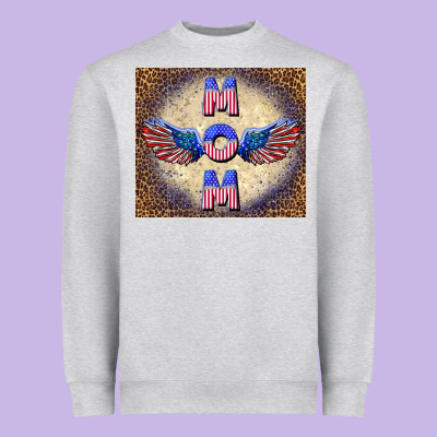 American Mom Heavyweight Sweatshirt Designed By Tumblerdesignbyshophia