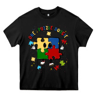 Black one puzzle bougie Heavy Core Tee - MaliasSmallBusiness