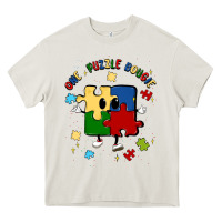 Cream one puzzle bougie Heavy Core Tee - MaliasSmallBusiness