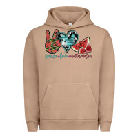 Pigment Burro peace love watermelon Urban Hoodie - SublimationCraftShop