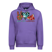 Tulip peace love watermelon Urban Hoodie - SublimationCraftShop