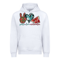 White peace love watermelon Urban Hoodie - SublimationCraftShop