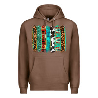 Chestnut western brushstroke Premium Hoodie - OliviaCreatesArt