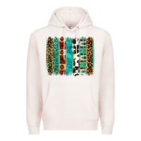 Pale Pink western brushstroke Premium Hoodie - OliviaCreatesArt