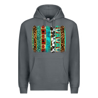 Rock western brushstroke Premium Hoodie - OliviaCreatesArt