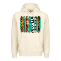 Sandshell western brushstroke Premium Hoodie - OliviaCreatesArt