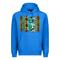 True Royal western brushstroke Premium Hoodie - OliviaCreatesArt